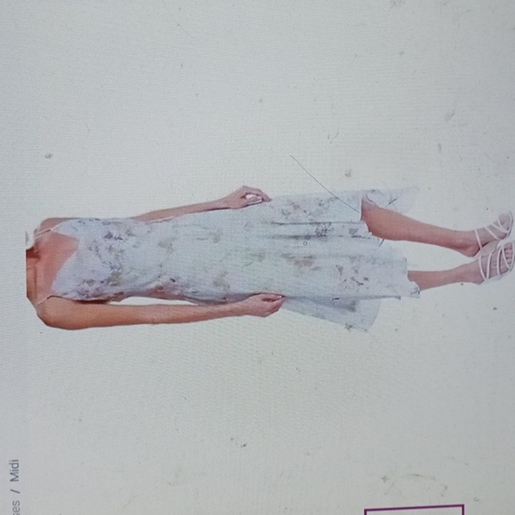 WAYF Floral Cowl Neck Handkerchief Slip Dress XL NWT Romantic Fairy Coquette - Picture 4 of 8